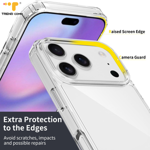เคสโทรศัพท์สีดำ TPU ใสแบบกำหนดเองสำหรับ iPhone 17 Pro Max Hard Back Protection พิมพ์ ODM ต้นฉบับงานฝีมือสำหรับ Apple - Product Image 5