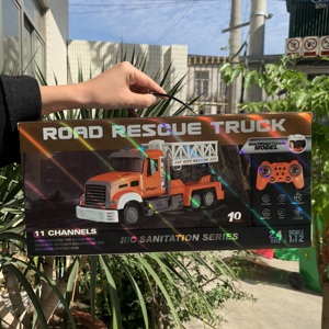 11ch r/c חירום הצלה רכב תחבורה מכונית צעצוע אלחוטי מקצועי אש צעצועים משאית צעצועי שליטה מרחוק דגם ילד צעצועים
