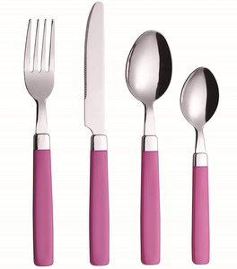 Cutlery Sets Plastic <strong>pp</strong> <strong>Handle</strong> 24pcs <strong>Flatware</strong> Sets Tableware Dinnerware of Spoons Plastic <strong>Handle</strong> <strong>Flatware</strong> for Family Hotel - Product Image 2