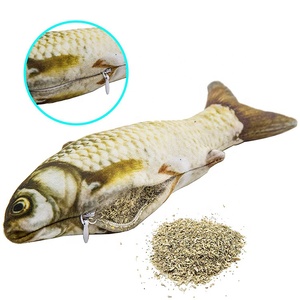 Custom Plush Cat Fish Toy With <strong>Catnip</strong> Wholesale <strong>Different</strong> <strong>Types</strong> Moving Fish Cat Toy - Product Image 2