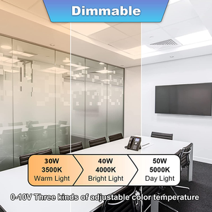 Canada 2x2 2x4ฟุตแผงไฟ LED tuffer ได้รับการรับรอง ETL DLC 0-10V ไฟ LED แบบหรี่แสงได้100-277V - Product Image 4