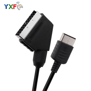 Cable de salida 2 en 1 RGB Scart + AV RCA, Cable de plomo con adaptador AV para SEGA Dreamcast para PAL