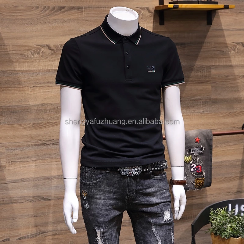 Wholesale Cotton Plain Blank Casual Quick Dry Breathable Short Sleeve Men Clothes comfortable Print Golf Polo Tee Shirts