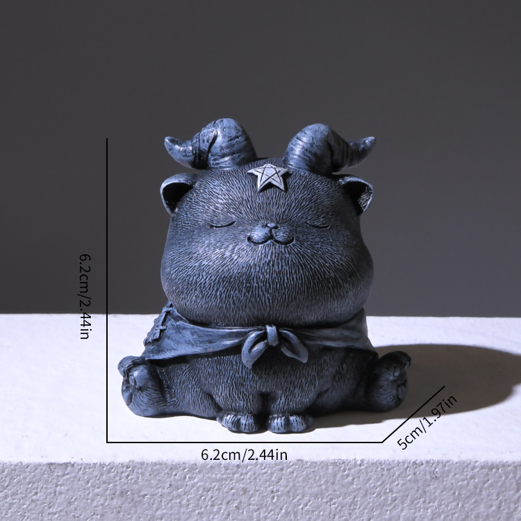 Negro 6,2x5x6,2cm