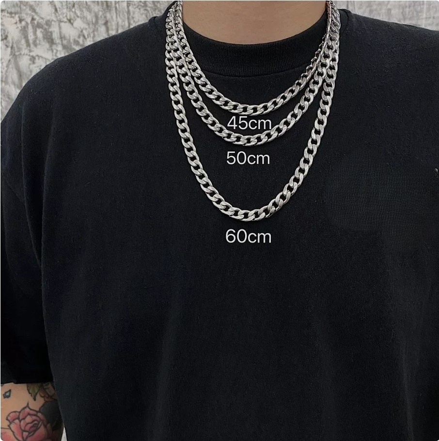 Largeur Necklace-7mm 55CM