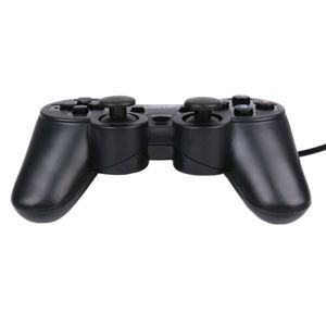 Máquina de Pc Ps2 con cable, Gamepad con apariencia de vibración única, controlador de consola de juegos Usb