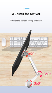 ใหม่NB H100 แก๊สฤดูใบไม้ผลิ 17-30" LCD LEDผู้ถือแขนFull Motionเดสก์ท็อปErgonomic MonitorทีวีMountวงเล็บโหลด 2-9kgs - Product Image 5