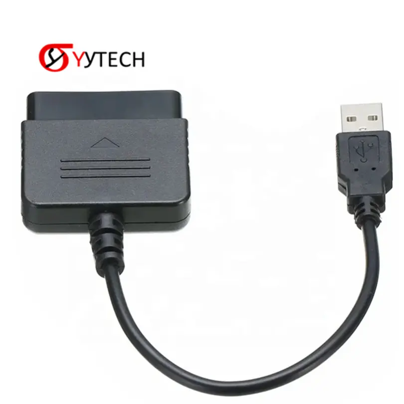 SYYTECH игровой контроллер совместимый USB адаптер конвертер кабель для Playstation 2 PS3 на ПК игровые аксессуары