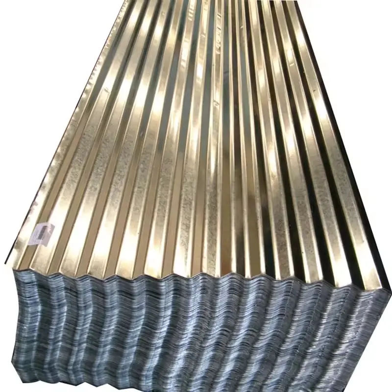 NXF Resistencia a la corrosión Hoja de bobina para techos ASTM A653 En 10346 SGCC SPCC Hoja de acero corrugado Tablero corrugado galvanizado