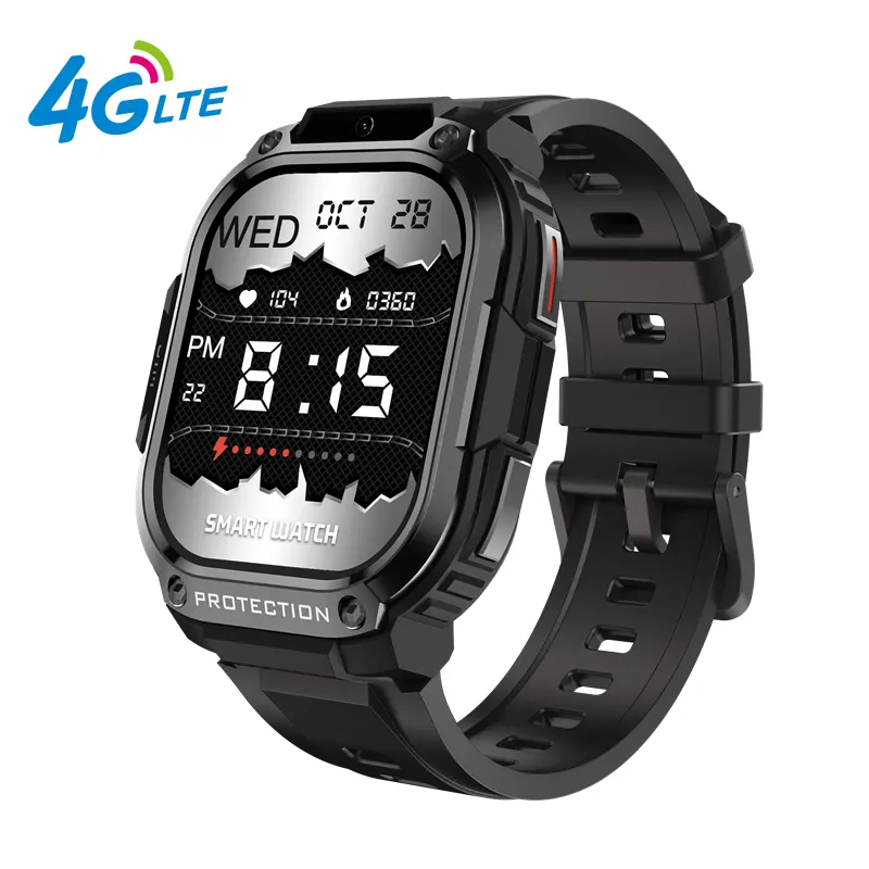 OEM Supplier 4G Android Wifi GPS Play Store Smartwatch Android 8.1 Sim Card Mobile Phone 2.13" GPS Smart Bracelets Hd Camera