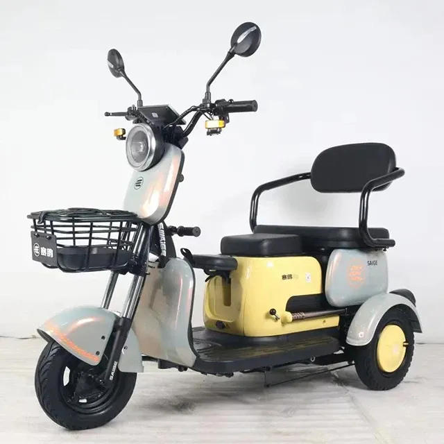 Giá rẻ nhà máy Trung Quốc giá dành cho người lớn thời trang Thiết kế mới thành phố điện ba bánh xe scooter chì axit Pin điện ba bánh