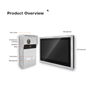 10,1 TCP/IP pulgadas Smart Wifi Mini Video puerta teléfono timbre sistema de intercomunicación con Monitor Multi habitación intercomunicador puerta sistema de teléfono - Product Image 3