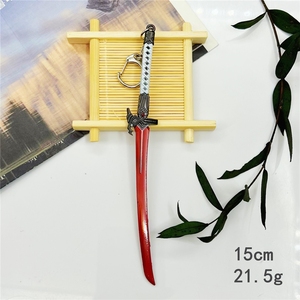 6 Phong Cách 15Cm Móc Chìa Khóa Honkai Sao Đường Sắt Kafka Yanqing Không Mài Gươm Samurai Katana Đồ Chơi Keychain Kim Loại Móc Khóa - Product Image 4
