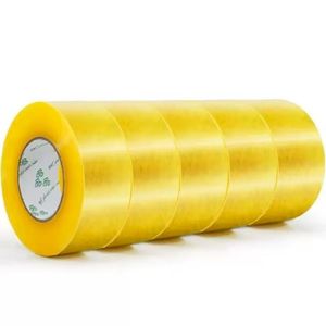 Fabricante YONGYU, autoadhesivo personalizado, rollo de embalaje de alta calidad, paquete de embalaje de sellado de costura de cartón, cinta BOPP de envío para caja - Product Image 2