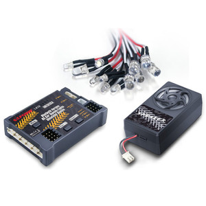 G .t. Power โมดูลของเล่นรถ RC ระบบจำลองเสียง/เบาสำหรับรถปีนเขารถ SUV ควบคุมระยะไกลรถบรรทุกส่วน DIY - Product Image 1