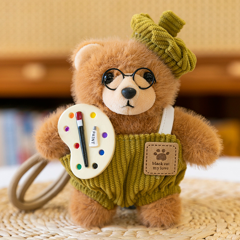 Pantalon rayé artiste ours