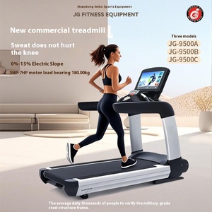 2025 modello commerciale intelligente tapis roulant elettrico portatile palestra attrezzature con pulsante di inclinazione e Touch Screen direttamente in fabbrica