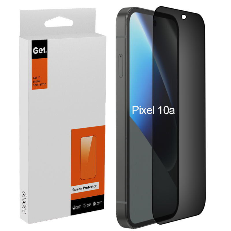 Protection d'écran 2.5D noire + emballage confidentiel