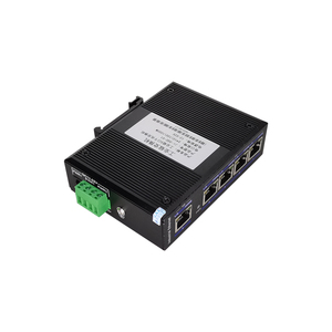 ZLWL Gigabit Industrial Network Switch 5 Port 10/100/1000mbps Din-rail Dual Dc <strong>Input</strong> Unmanaged Switch for IP Camera