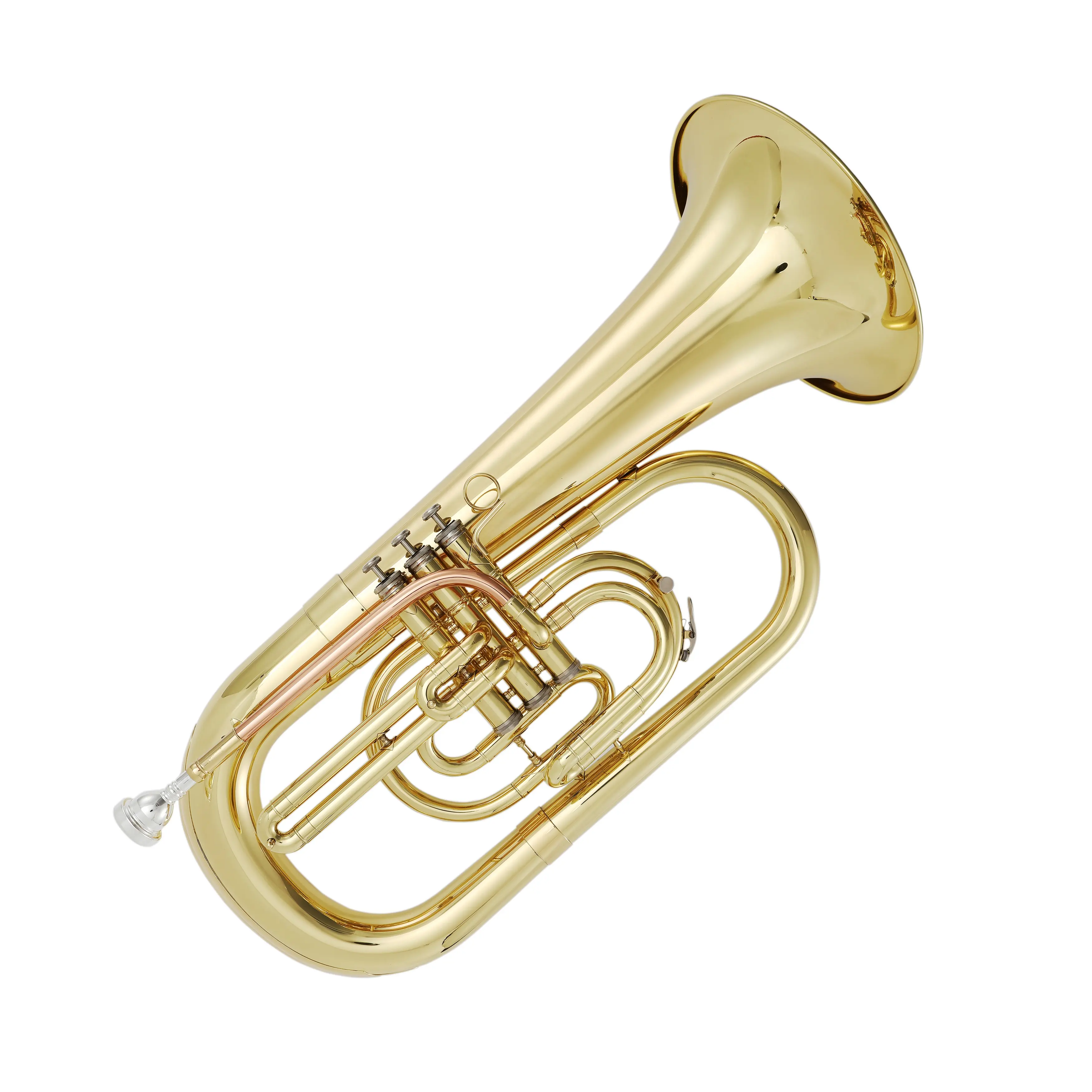 SEASOUND OEM Instrumento de marcha dorado de alta calidad barato 3 pistones Euphonium JYMEP7321