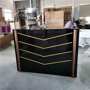 西曼高品质家具柜台前台美容院美发长接待柜台接待台 - Product Image 1