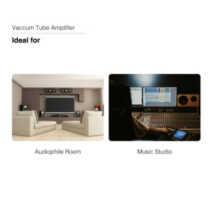 Kimway av100t Hifi Ống khuếch đại 50W 2CH USB Bluetooth RCA quang đồng Trục nhôm bảng điều chỉnh - Product Image 3