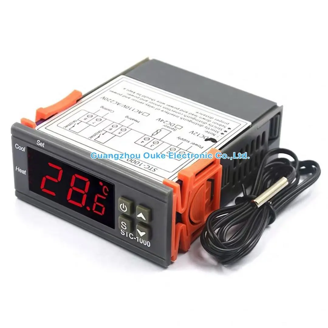 Digital AC 110-220V 10A termostato STC-1000 Due Uscita A Relè STC 1000 Regolatore di Temperatura per Incubatrice