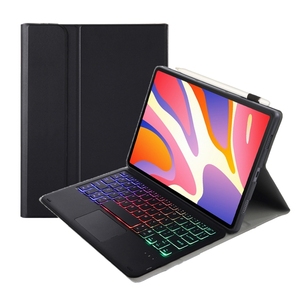 AH21-AS Ultra-thin Detachable Backlight <strong>Wireless</strong> Tablet PC <strong>Keyboard</strong> Leather Case <strong>With</strong> <strong>Touchpad</strong> for Huawei MatePad SE 11