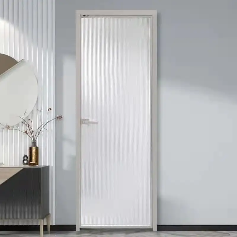 Preiswert individuelles Logo gewerbliche Aluminium-Glas-Sonnenflügeltüren für Küche und Badezimmer