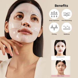 High Quality Certificate <strong>Factory</strong> Korea Hydrogel Collagen Face <strong>Mask</strong> Cosmetic <strong>OEM</strong> Bio-collagen Absorb Firming Deep Hydrating <strong>Mask</strong> - Product Image 1