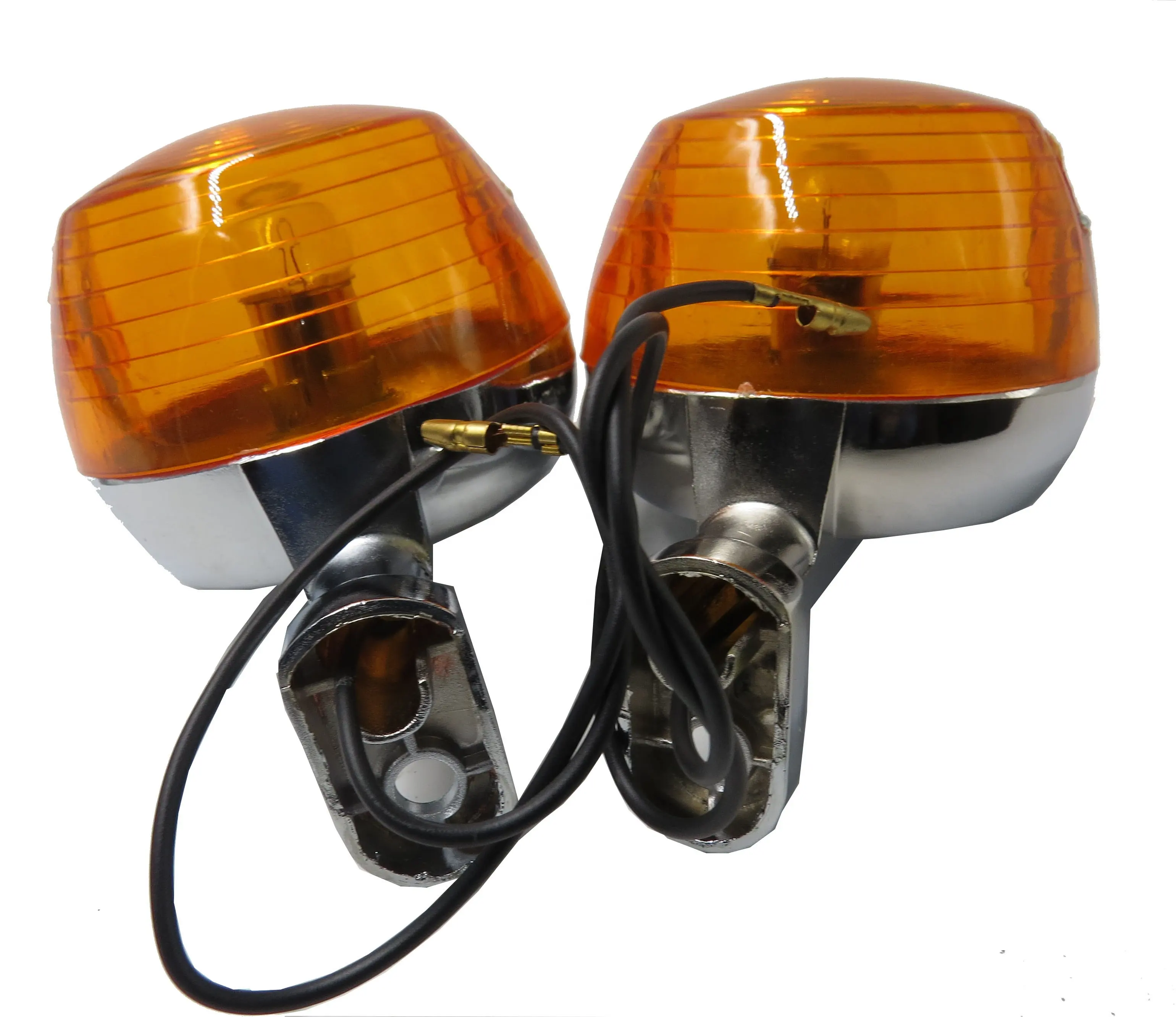 Motorcycle Turn Signal Indicator Light Turning Amber Lamp For Motorcycle Honda CB100 CG125 CG82 H100S