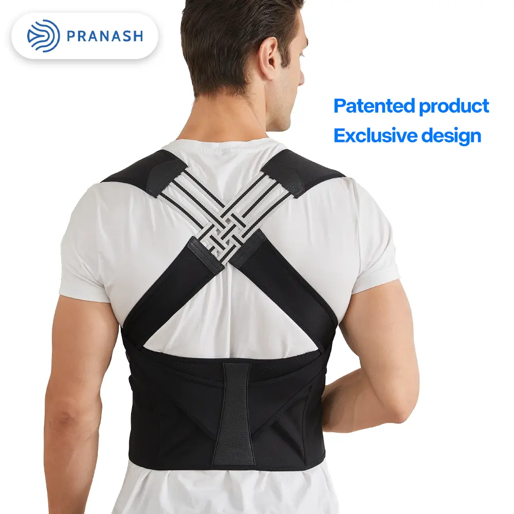 2021 nuova cintura raddrizzante potente cinturino posteriore per uomo e donna correttore postura collo elasticizzato posteriore