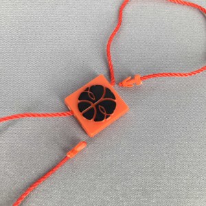 工場ハングタグストリングカスタマイズされたロゴアパレルプラスチックハングタグストリング衣類用丸型シールタグ - Product Image 3