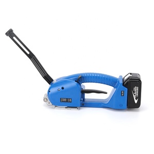 เครื่องพันสายรัดแบตเตอรี่กล่องอัตโนมัติความเร็วสูง3500N ไฟฟ้ามือถือเครื่องรัดไฟฟ้าสำหรับ pp/pet - Product Image 1