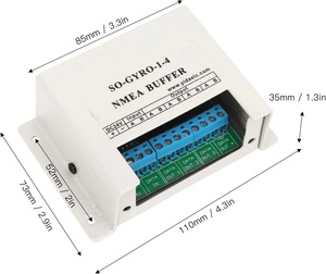 Matsutec NMEA0183 NMEA Buffer SY-1-4 NMEA 1 <strong>Input</strong>, 4 <strong>Output</strong> Marine <strong>Serial</strong> Line Splitter Isolating Buffer for 24V Circuit Systems - Product Image 5
