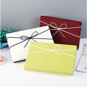 定制标志印刷2件刚性盒不同尺寸纸板嵌套礼品盒，带可拆卸盖子 - Product Image 2