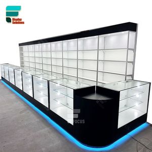 Khói cửa hàng hiển thị Showcase gỗ hiển thị giá khói cửa hàng kính hiển thị kệ - Product Image 2