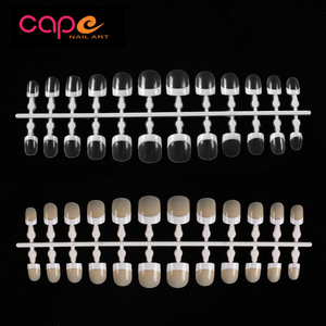 ปลายเล็บแหลมคมแบบฝรั่งเศสด้ามดิจิทัลมีแท็บตัวเลข12ขนาด - Product Image 4
