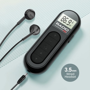 FM Broadcast 76 108 MHZ FM Radio Station Receiver Digital Mini Small Pocket Stereo <strong>Am</strong> Fm Portable Radio for Event - Product Image 5