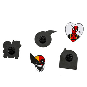 उच्च गुणवत्ता वाली धातु शिल्प मजेदार फिल्म सुपरहीरो एनीमे चरित्र स्पाइडर लैपल पेन मैन स्टॉक्ड कार्टून नरम तामचीनी टोपी पिन - Product Image 3