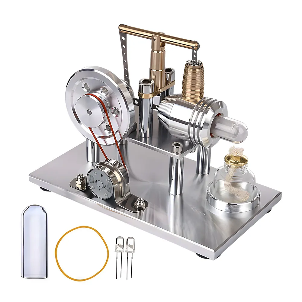 Generador de motor Stirling en miniatura, modelo de motor de vapor creativo DIY, juguetes para experimentos físicos