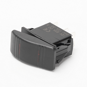 Anahtarı 12V Rocker anahtarı deniz anahtarları 20A 12V;10A 24V çift Led ON-OFF kilitleme SPST 5 Pins için araba/RV/deniz/tekne - Product Image 5