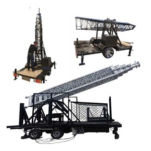 Tháp lưới Viễn Thông nâng cao 30m với Trailer di động - Product Image 4