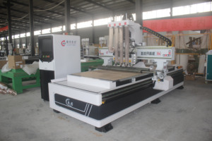 1325 ATC CNC Router 1530 3D Máquina de tallado de madera Cambiador de herramientas de carrusel lineal con motor de bomba-para tiendas de impresión de carpintería - Product Image 3