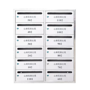 住宅用アパート商用メールボックスUsps承認金属マルチユニットメールボックス屋外 - Product Image 5
