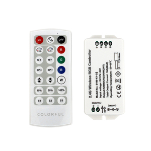 Новая модель DC 12 В 24 В rf rgb PWM сигнальные полосы управления светодиодным пультом дистанционного управления для RGB ламп - Product Image 2