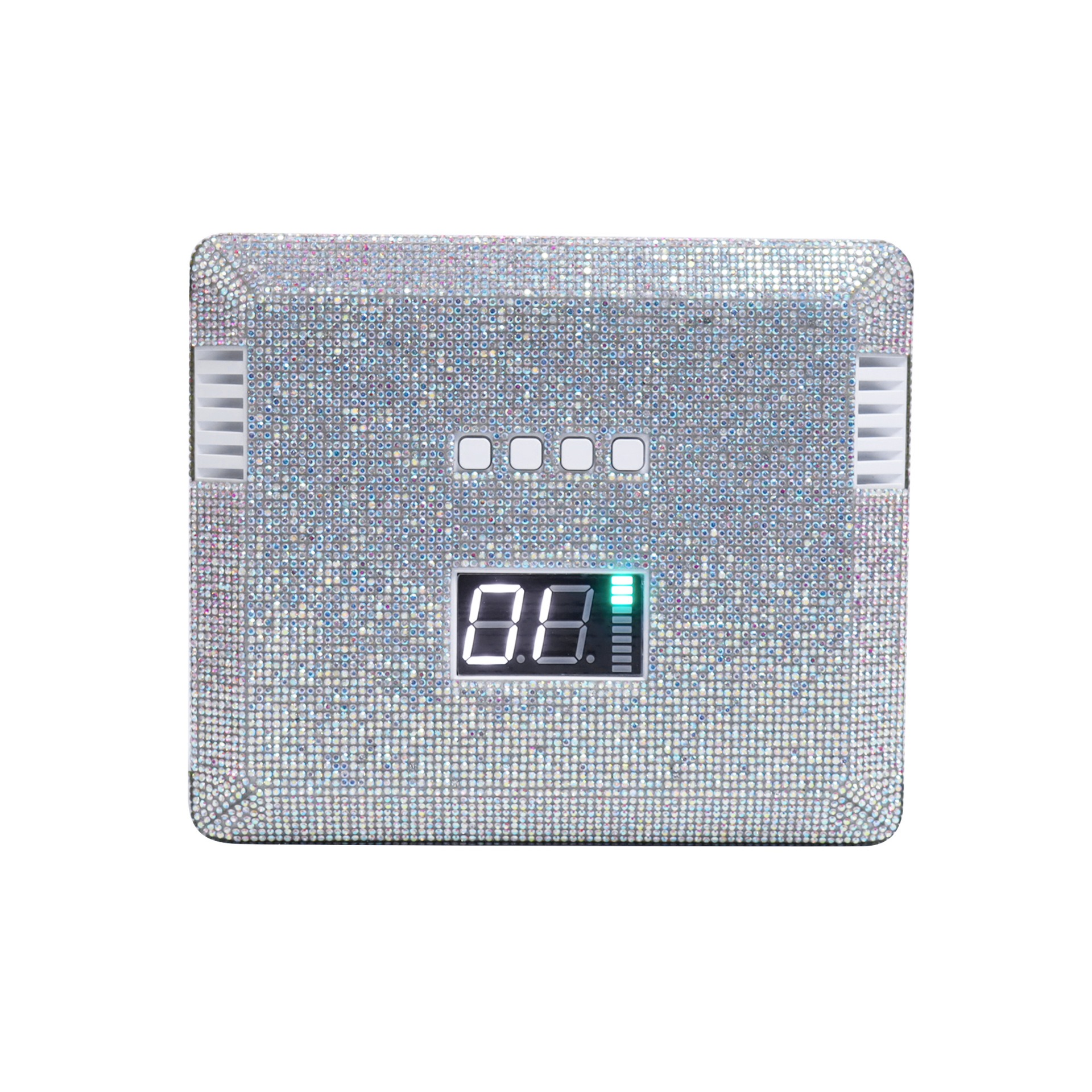 White with diamonds plug in