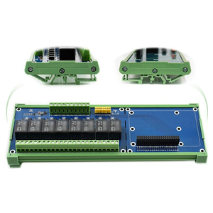 Módulo de relé de 8 canales para Raspberry Pi, placa de relé de potencia de 8 canales compatible con Raspberry Pi 3 Modelo B + B