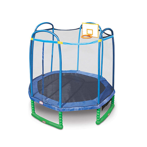 Sundow loại mới hấp dẫn giá Thương hiệu Mới Trampoline an toàn đàn hồi 7ft trẻ em Mini Trampoline để bán - Product Image 2