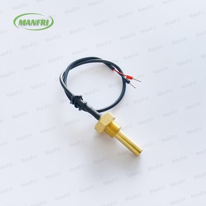 Universal 200 Degree c <strong>Temperature</strong> <strong>Sensor</strong> PT100 RTD <strong>Sensor</strong> with Brass Housing M8 M12 Threaded 1m 3m 10m Cable - Product Image 1